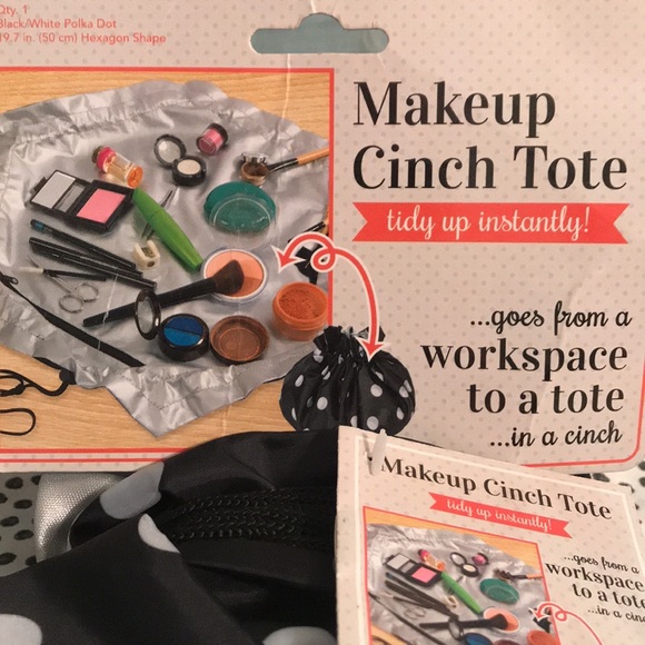 Make Up Cinch Tote & Brush Organizer - Picture 2 of 8